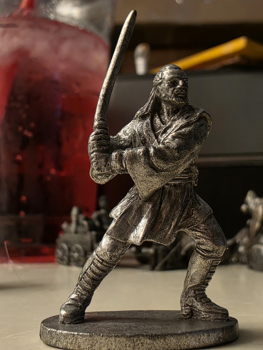 1990s .Star Wars Rawcliffe Pewter QUI-GON Jinn